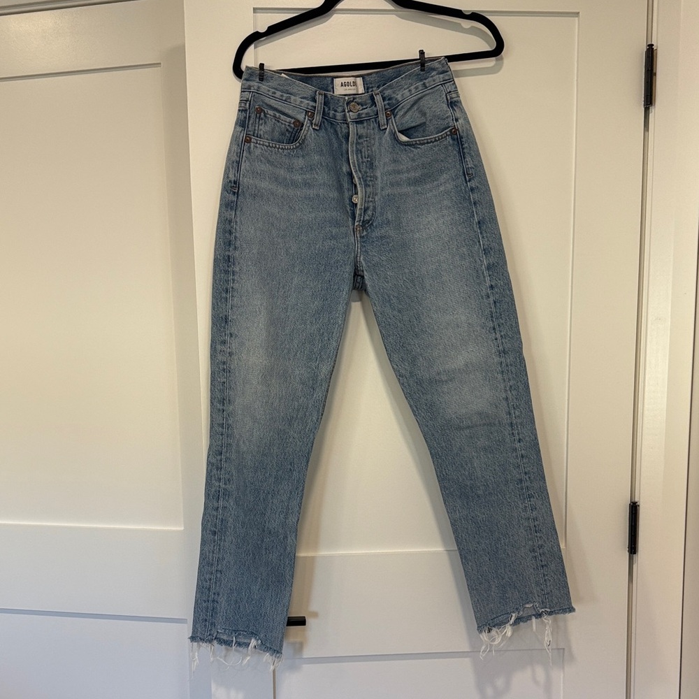 AGOLDE Women's Denim Straight Leg Jeans